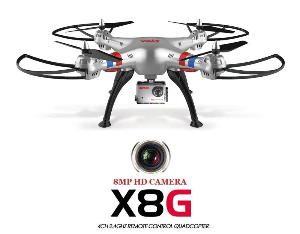 Syma X8G 2 4G 4ch 6 Axis Venture with 8MP Camera RC Quadcopter RTF RC Helicopter