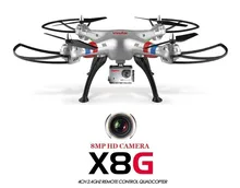Syma X8G 2.4G 4ch 6 Axis Venture with 8MP Camera RC Quadcopter RTF RC Helicopter Christmas Gift Drone With Camera