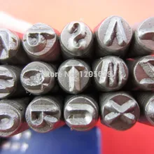 Горячая, 1/" 4 мм заглавные буквы A-Z удар штамп набор 27 шт