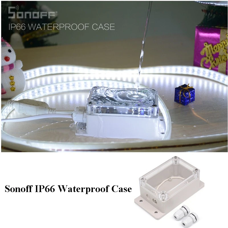 Sonoff IP66 водонепроницаемый чехол для Sonoff Basic/RF/Dual/Pow/TH16/Pow R2/G1 умный дом автоматизация