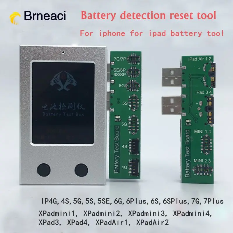 Brneaci for iphone7p 7 6 5 battery cable tester for ipad detection