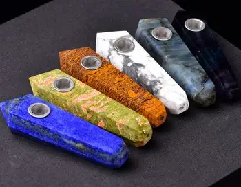 

Crystal pipe, crystal mosaic pipe, small gifts for men