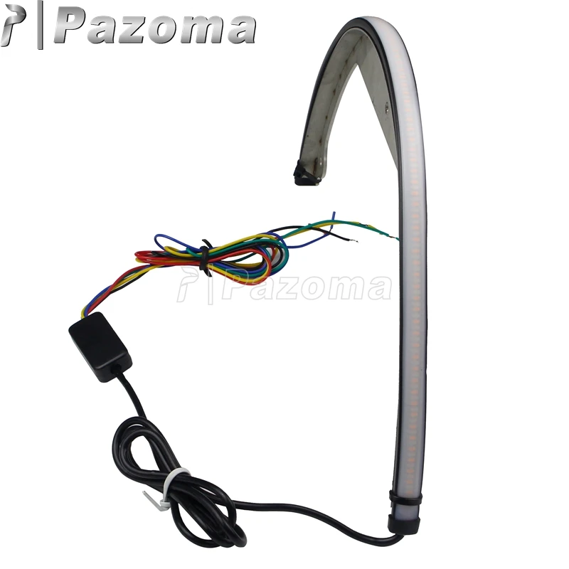tl-109 suzuki boulevard m109r sequential switchback flowing led tail brake turn signal  light bar fender eliminator kit (37)13