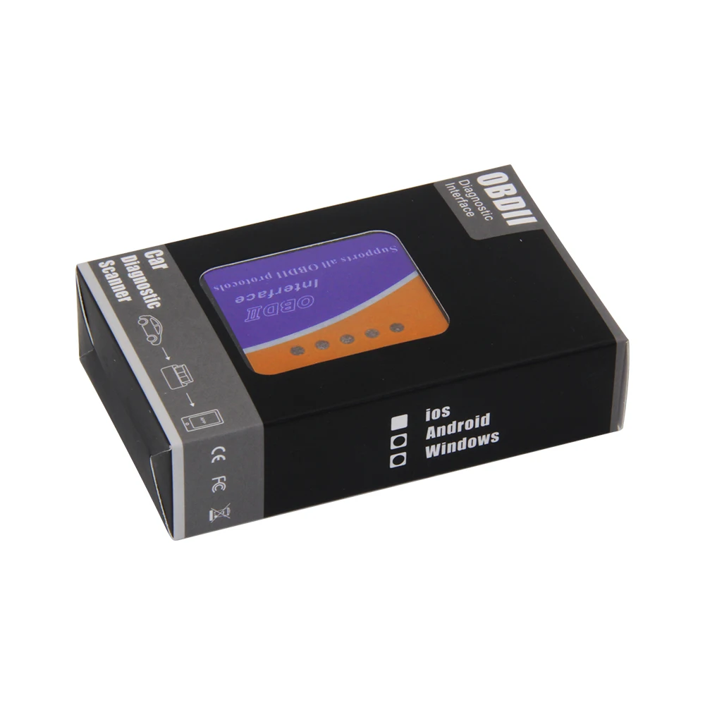 Elm327 Bluetooth V1.5 PIC18F25K80 OBD Код считыватель сканер инструмент elm327 V1.5/v2.1 OBDII Автомобильный диагностический для Android/Symbian