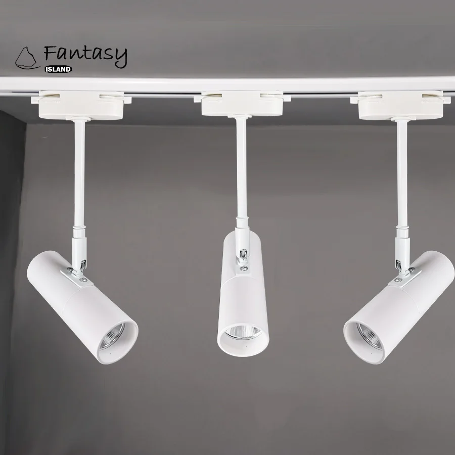 

Led Track light COB Track Lamps Aluminum Ceiling Rail 85-265V Track lighting Spotlights Replace Halogen Lamps for Clothing Shop