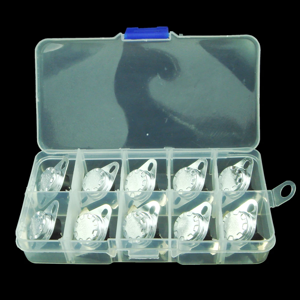 

10pcs/lot KSD301 10A250V 90 degrees C N.C. Normally Closed Temperature Switch Thermostat