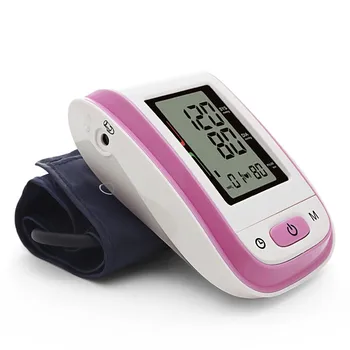 

Blood Pressure Arm Pulse Monitor with LCD Portable Heart Beat Meter Measuring Automatic Health Care Larger Cuff