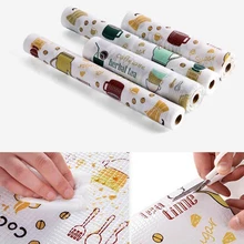 Мультфильм может разрезать шкафы коврик бумажный ящик толстые водонепроницаемые влажные кухонные наклейки домашний гардероб коврик обувь коврик в шкафчик