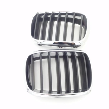 

2 Pcs/Pair ABS Front Grille Kindey Grill RH and LH 51117294485/86 for BMW X5 F15 2014