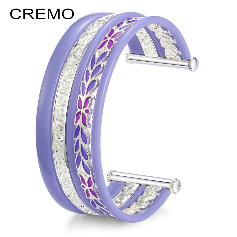 

Cremo Bar Set Bangles Bracelets Women Group Stacking Multi-row Bangle Multilayer Manchette Detachable Minimalist Cuff Bracelet