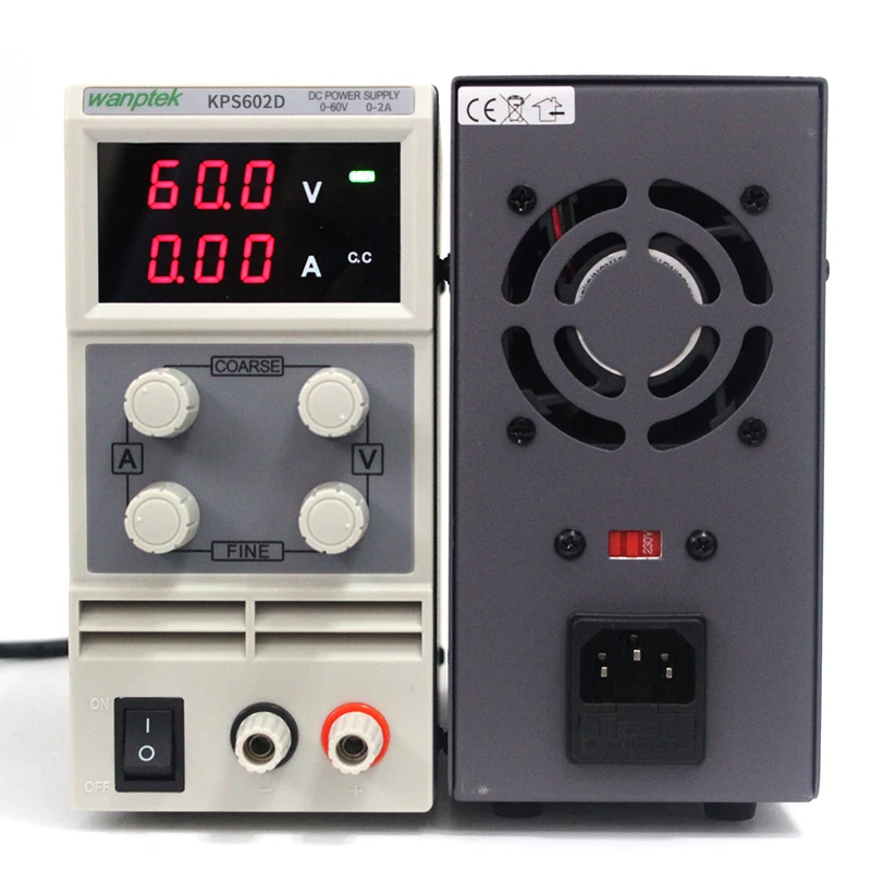 

Wanptek Hight quality KPS602D 60V 2A 0.1V 0.01A Single output adjustable Digital DC power supply,mini switching power supply