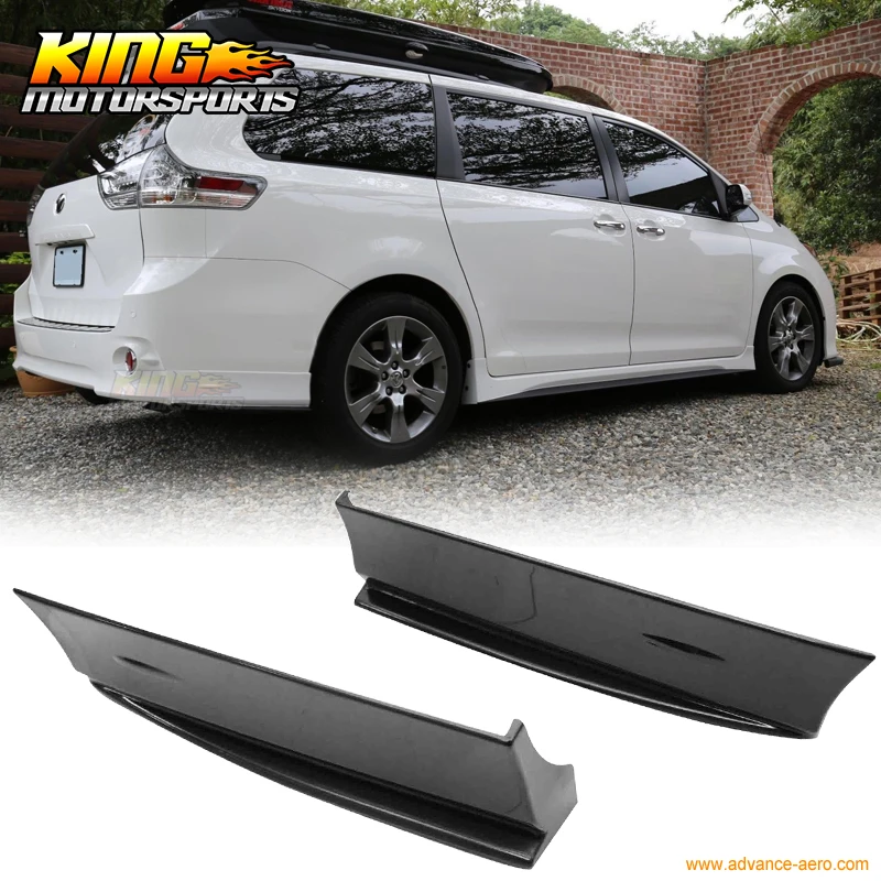 

For 2011-2015 Toyota Sienna SE Only Mp Style Rear Bumper Lip Apron 2 Piece ABS