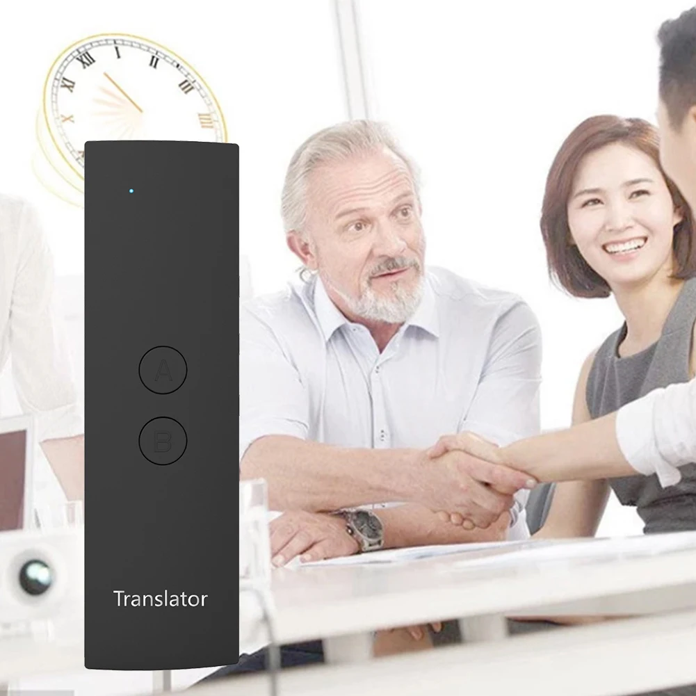 

Business Smart Fast Simultaneous Real Time Multi-language Wireless Handheld Voice Translator Learning Travel Meeting Bluetooth