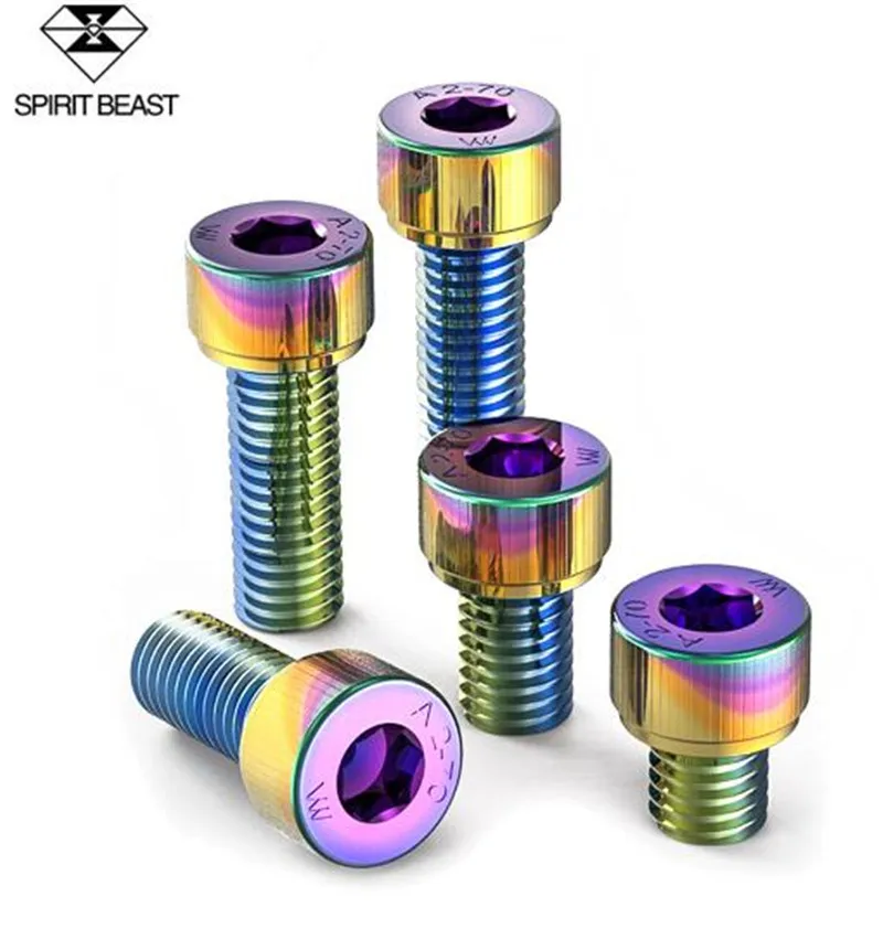 

SPIRIT BEAST Motorcycle Screw Parts Stainless Steel Screw Personalized Tool Screw Motorbike Decoration Motorcycle Accessories