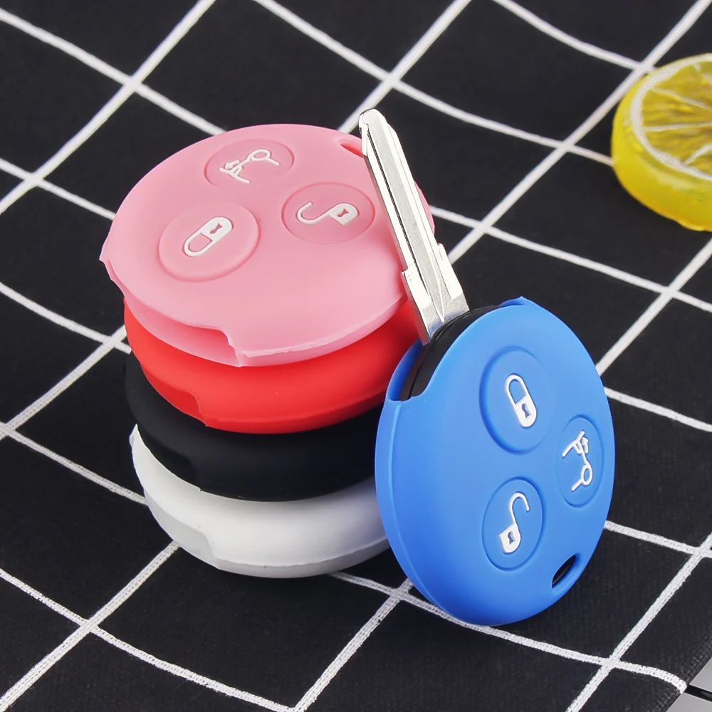 Cover chiave telecomando per Mercedes Benz Smart City Fortwo Roadster 3 pulsante car styling supporto chiave - HTB1YvIqaErrK1RkSne1q6ArVVXaZ