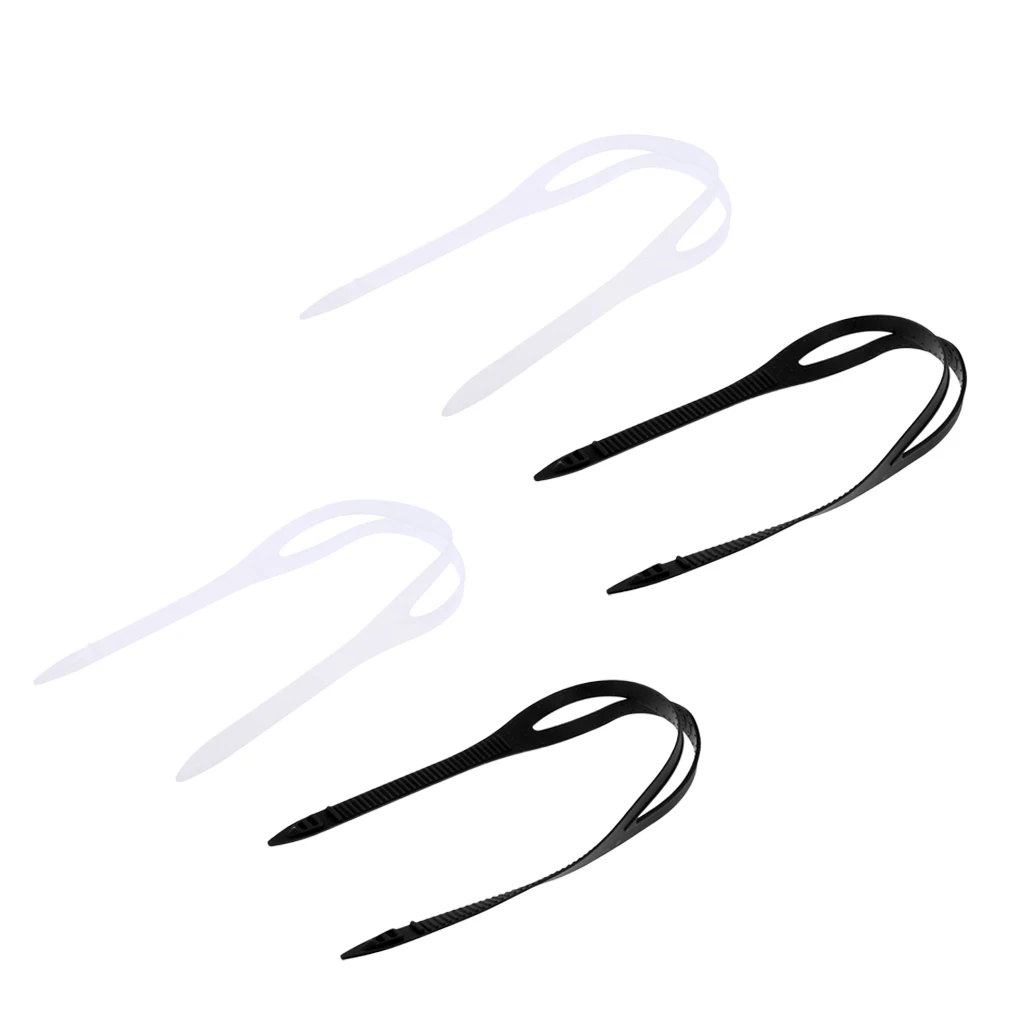 4PCS Universal Silicone Replacement Strap for Diving Goggles Swimming Goggles Snorkel Mask, Diving and Swimming Masks
