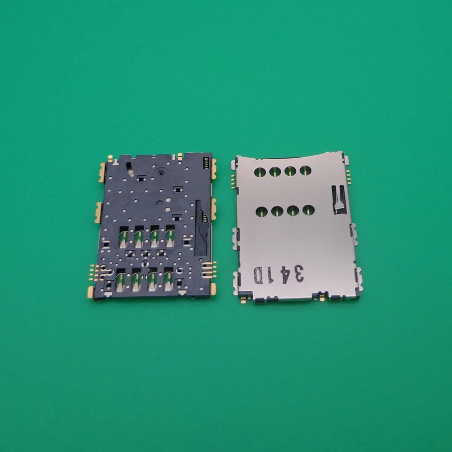 2 шт./лот держатель слота для Sim карты Samsung W2013 B9388 N8000 p6200 P3100 P1000 разъем считывания sim