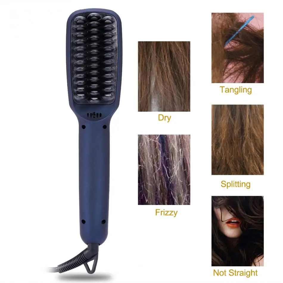 Aliexpresscom Buy 2 In 1 Ceramic Anion Hair Straightening Brush