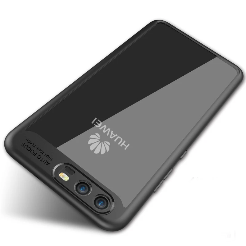 

360 Degree Full Protector Silicone Anti-knock Phone Case For Huawei P10 Plus,Transparent Hybrid TPU+PC Cover For Huawei Honor 9