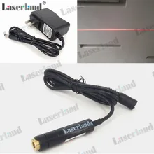 1255 Фокусируемый нм 5 мВт 10 мВт 50 мВт красный диодный лазерный модуль со стеклянными линзами локатор для шитья вышивка выравнивание работы