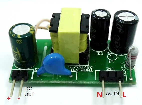 AC 5000 5V DC 85 265V импульсный источник питания 1A 5W для IoT 86 чехол переключателя