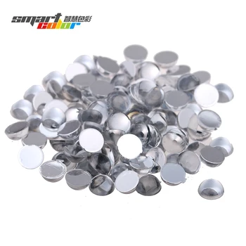 

Acrylic Flat Back Many Sizes Crystal Clear Color Half Round Facets Acrylic Rhinestone Glue On Acrylic Beads Decorations DIY