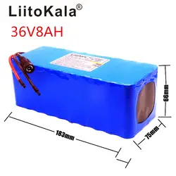 Liitokala 36 В 8ah аккумулятор высокой емкости литиевая батарея + не включает 42 в 2A chager