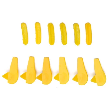 

Demount Protector Head Tire Changer Yellow Replacement Accessory Set duck shape Nylon Yellow Kit Tool 12pcs Car Mount Insert