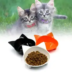 Нескользящая симпатичная в форме кошки кормушка-миска для домашних питомцев, собаки, кошки, щенка, котенка, посуда, напиток, подача воды
