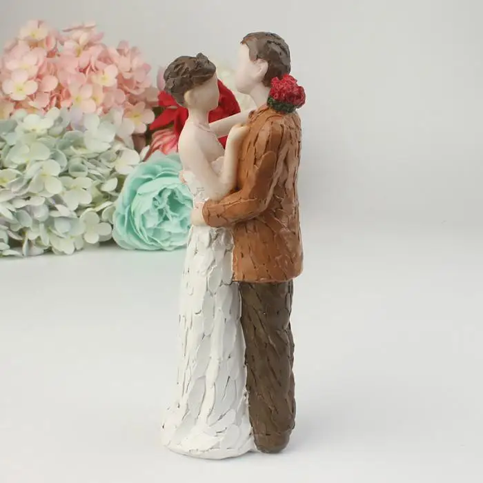 Горячий романтический Жених ручной круглый невесты талии букет невесты резиновая фигурка украшения для тортов SMD66