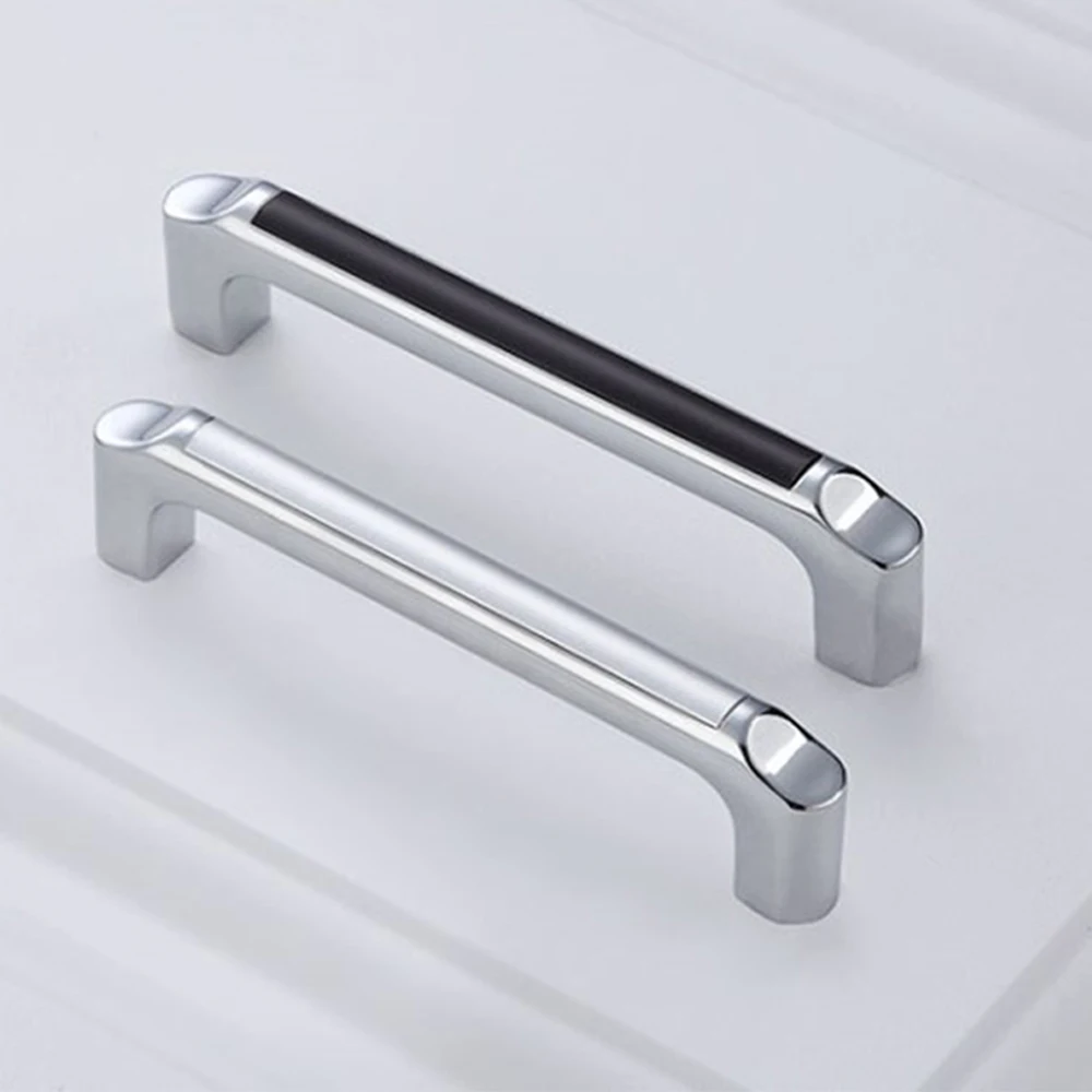 LWZH Metal Door Bar Pull Handle Set for Cabinet Furniture Closet Drawer Kitchen Matte Black/Sliver (Screws Include) LWZH Metal Door Bar Pull Handle Set for Cabinet Furniture Closet Drawer Kitchen Matte Black/Sliver (Screws Include)