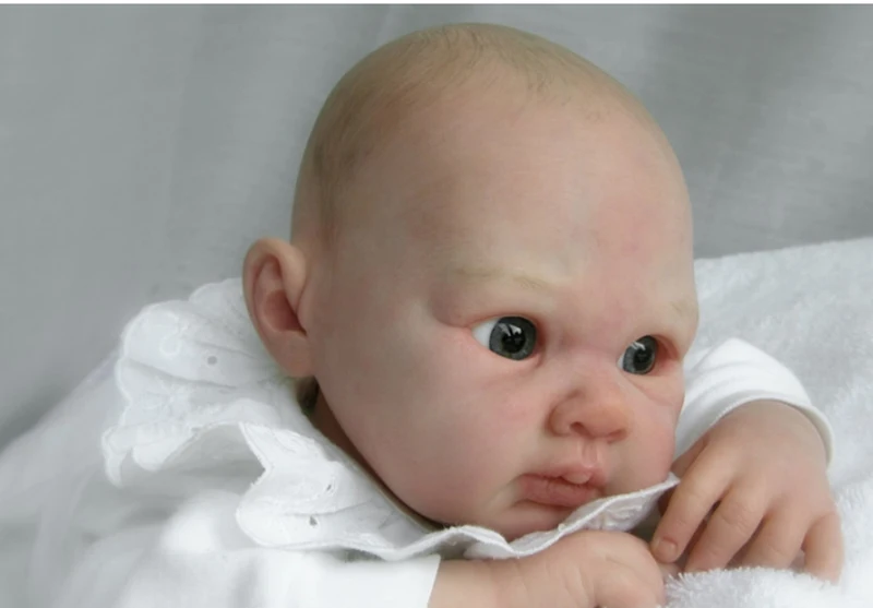 

2018 New 20 inch Unpainted Soft Silicone Vinyl Reborn Baby Doll Kits Parts Supplies for Handmade Silicone Reborn Baby Doll