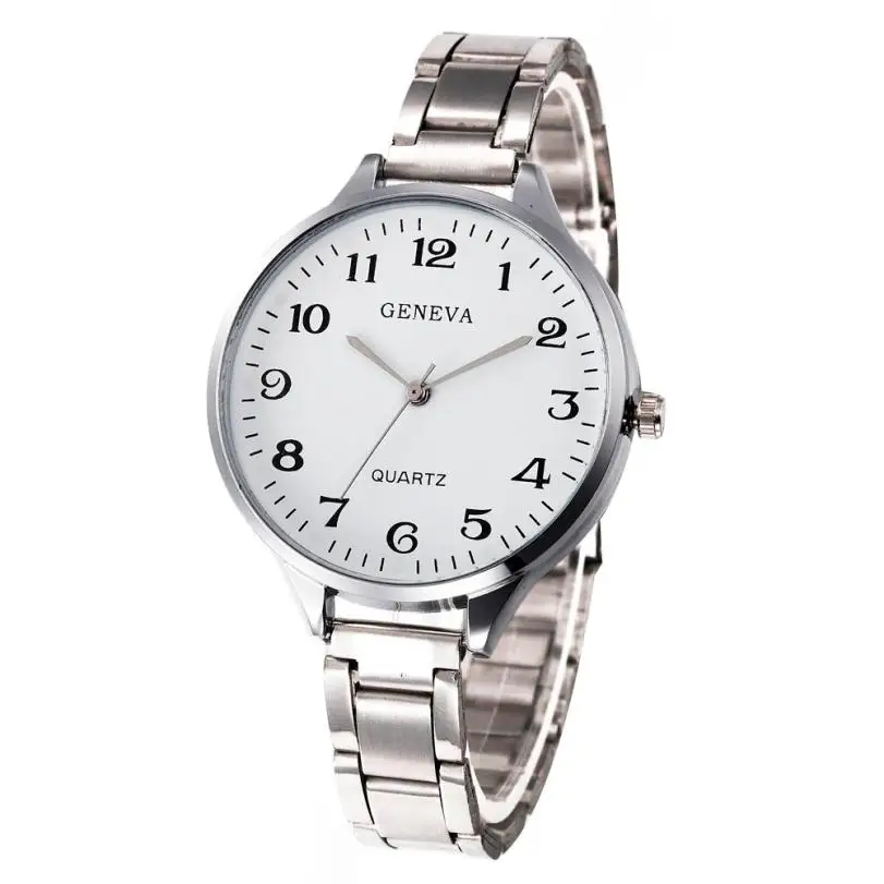 

Fashion Women Watches Crystal Stainless Steel Analog Quartz Wrist Watch Bracelet Casual Clock Female Relogio Relojes Para Mujer