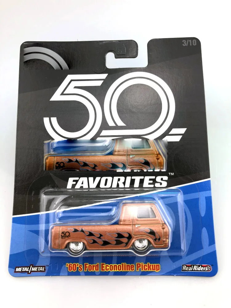 Спортивный автомобиль Hot Wheels 1:64 CHEVY FORD 50 я Юбилейная Коллекционная версия