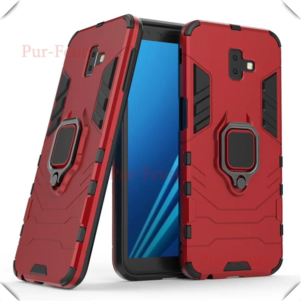 Case For Samsung J6 Plus Armor Fitted Case For Samsung J6 Prime Soft TPU Hard PC Silicon Shockproof Phone Cover Coque Shell Capa (7)