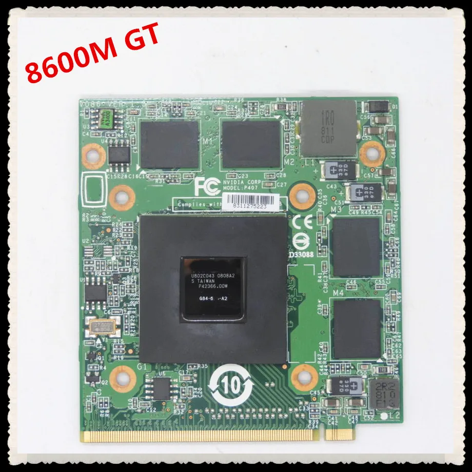 Видеокарта P407 VG.8PG06.002 VG.8PG06.001 8600M GT G84 600 A2 512M VGA для 5920G 5930G 6530G 6920G 6930G 6935G 7520G 7720G