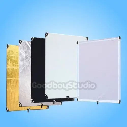 bilder für Pro Studio 40 "x 48" 100x120 cm 5-in-1 Flagge Panel Set Reflektor w/3/8 "Schraubenloch bilder für Pro Studio 40 "x 48" 100x120 cm 5-in-1 Flagge Panel Set Reflektor w/3/8 "Schraubenloch