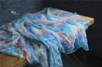 

NEW embroidered diy decoration lace diy laces! 1 Yard fancy design rainbow lace fabric colorful tulle mesh 3d lace fabric!