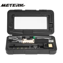 HS-1115K Профессиональный Паяльник 10 в 1 паяльник набор бутановый Газовый паяльник Набор 26 мл сварочное оборудование