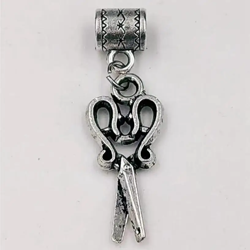 Новая Мода античные серебряные ножницы швейная машина линейка пряжа мяч я люблю Швейные Подвески Браслеты и ожерелья подарок L14