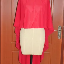 BRITNRY, 145 цветов, на заказ, свадебная куртка, шифон, свадебная накидка, высокая низкая, вечерние куртки для женщин