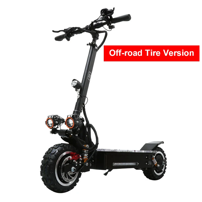 Excellent 11inch electric scooter 3200W Off-road motor 60V 20ah -30ah lithium battery Double front  rear wheel drive top speed 80km/h 27