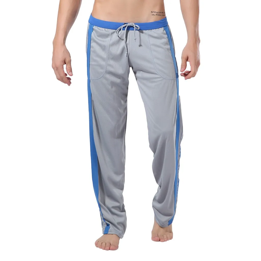 

Men's Pants Summer 2019 Men's Striped Straps Summer Breathable Fashion Sport Pants Casual Sweatpants Plus Size L415A