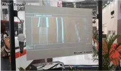 Бесплатная доставка! 1.524 м * 2 м самоклеющиеся белый цвет сзади проекционный экран фильм