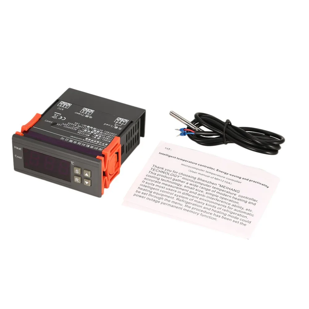 DC AC 12 V 110 220 Термостат Регулятор цифровой lcd Температура в холодильнике контроллер