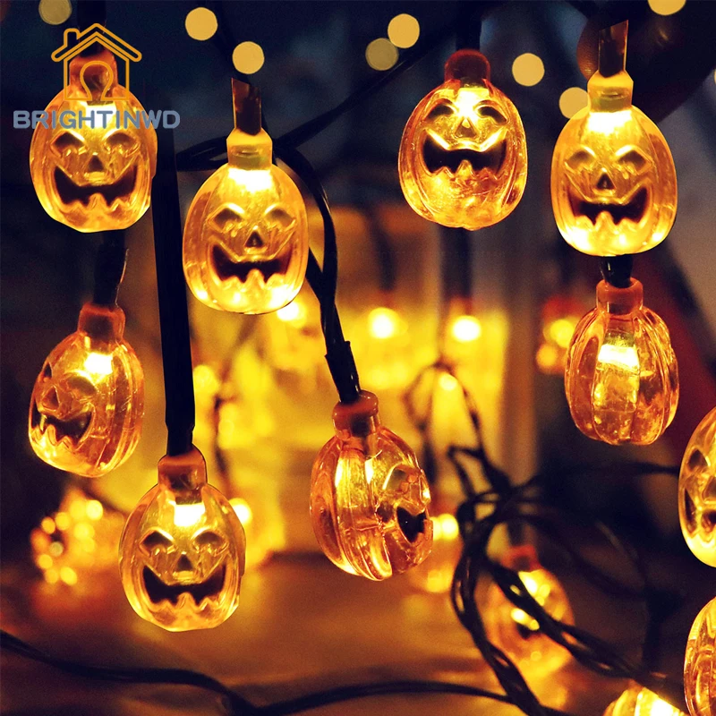 Solar Light String Outdoor 30LED Pumpkin Grimace Halloween Garden Decorative Lighting Waterproof Solar Light String Outdoor 30LED Pumpkin Grimace Halloween Garden Decorative Lighting Waterproof