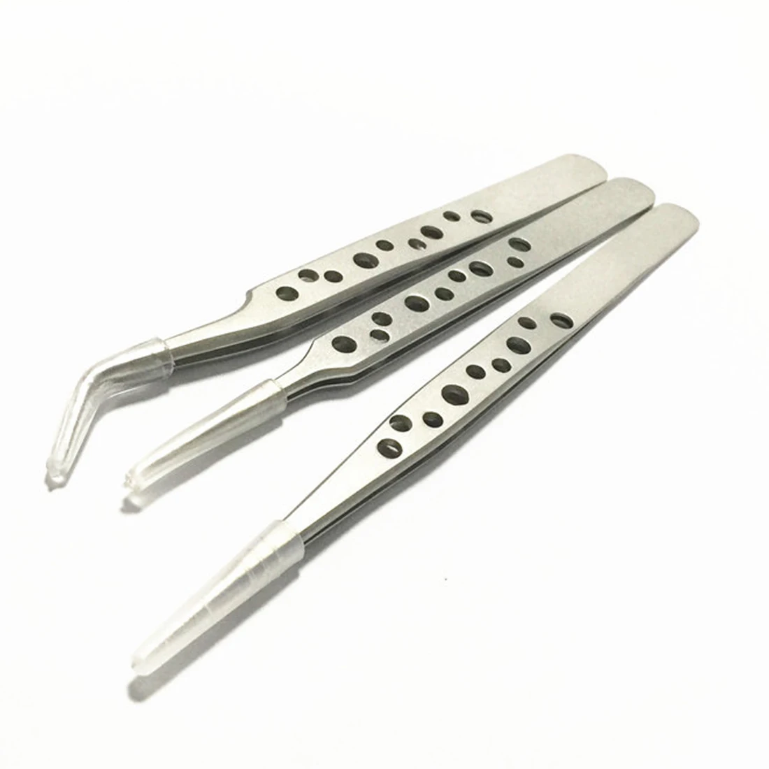 

Industrial Electronics Tweezers Forceps Stainless Steel Anti-Skid Hard Thickness For Chemical Medical Makeup Hand Tools