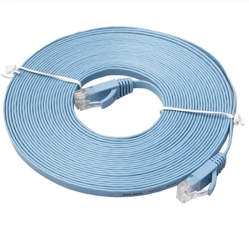 

High Quality CAT6 Flat Ethernet Cable RJ45 Lan Cable Networking Ethernet Patch Cord for Computer Router Laptop