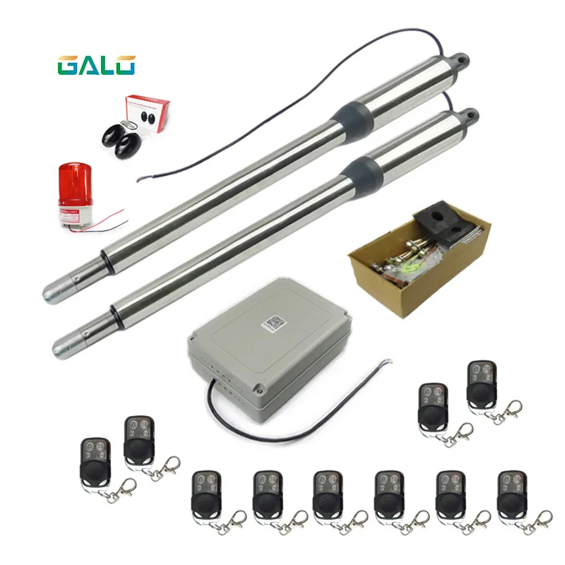 Galo 24VDC/220 v AC дополнительный Электрический автоматический поворотный затвор открывалка двигателя для стальных деревянных ворот - Цвет: 220v input