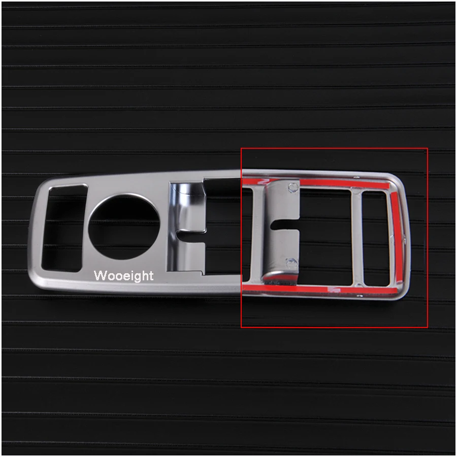 5Pcs Car Matt Chrome Interior Window Switch Button Frame Trim Panel Cover For Mercedes Benz C ML GLK Class W176 W246 W204 W212 (8)
